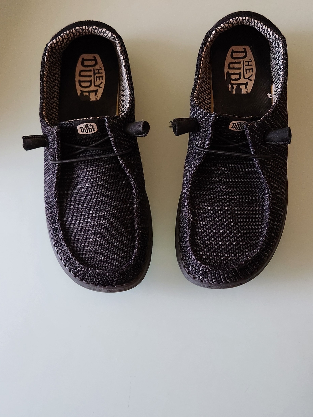 Hey Dude, Wendy's Stretch Sock BLACK WOMENS 9. Casual Shoes.